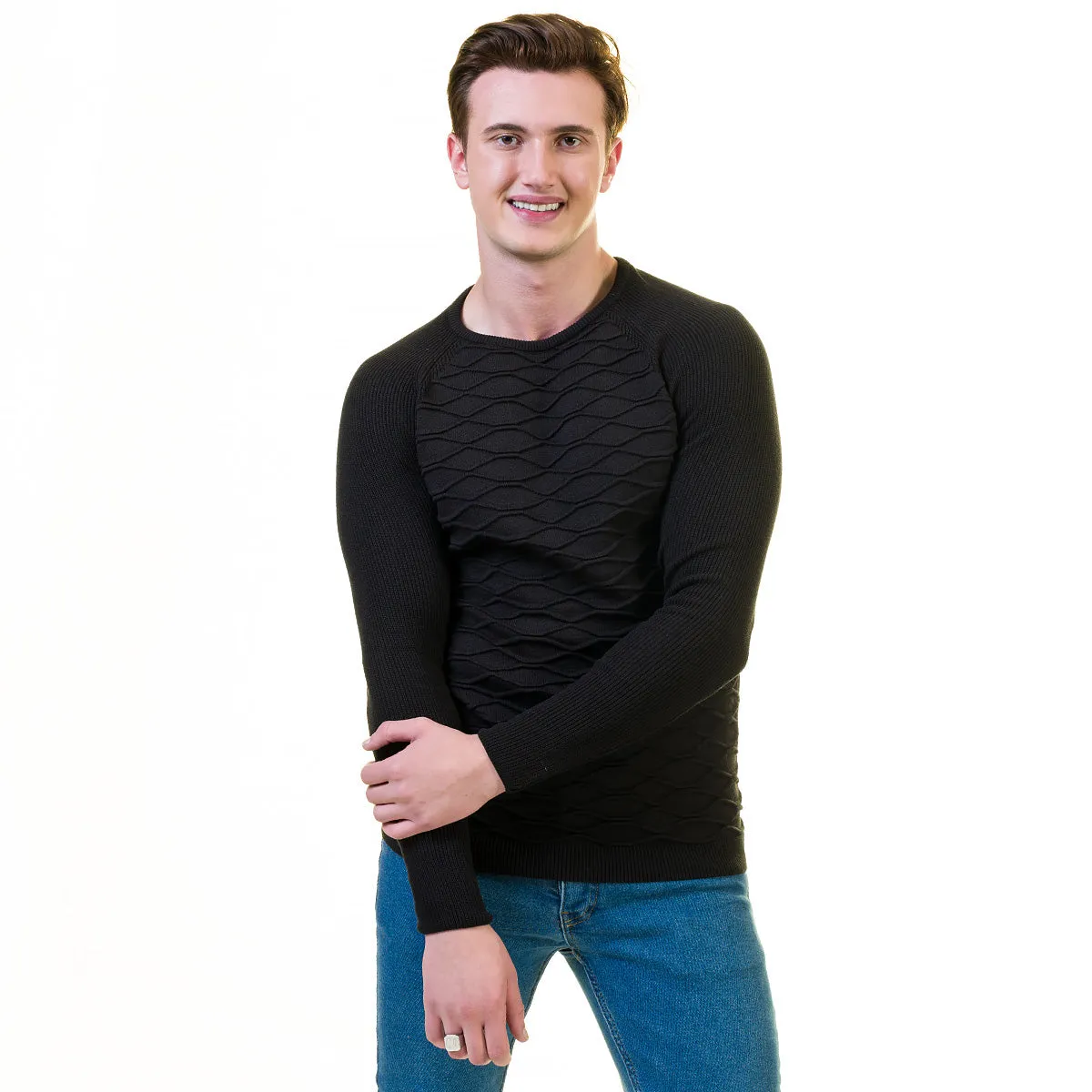 European Wool Luxury Zippered With Sweater Jacket Warm Winter Tailor Fit