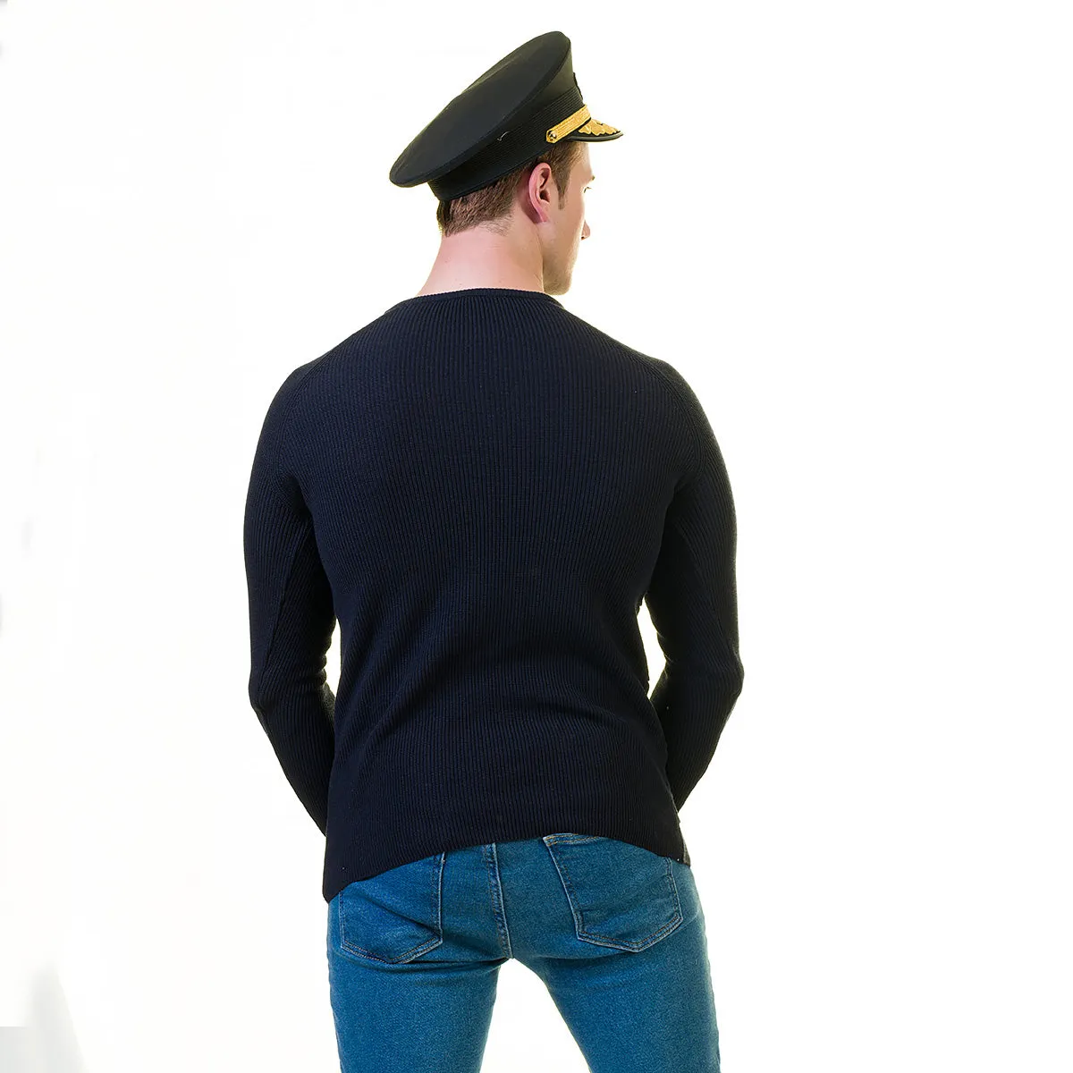 European Wool Luxury Zippered With Sweater Jacket Warm Winter Tailor Fit