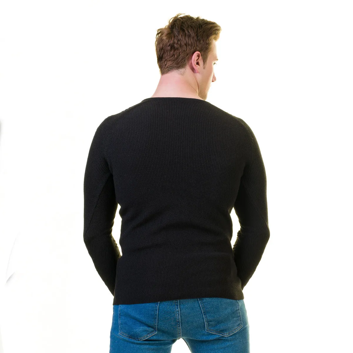 European Wool Luxury Zippered With Sweater Jacket Warm Winter Tailor Fit