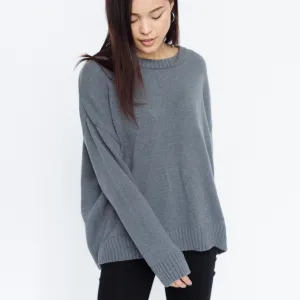 Faux Cashmere Marchesi Sweater | Grey