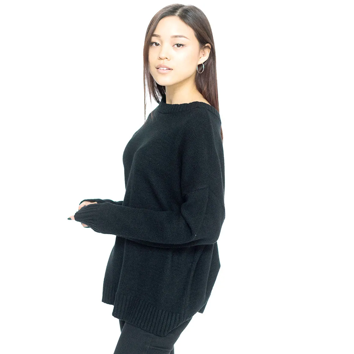 Faux Cashmere Marchesi Sweater | Grey