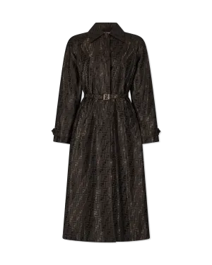 FF Jacquard Trench Coat