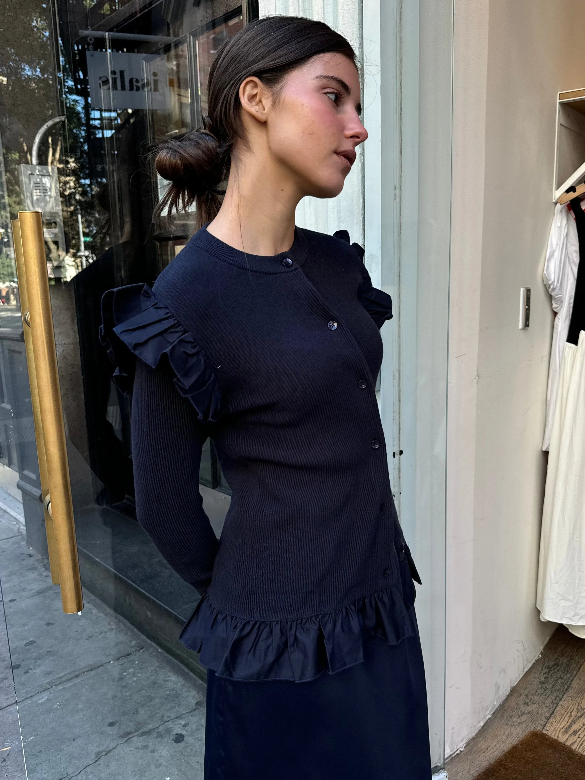 Floriane Cardigan in Navy