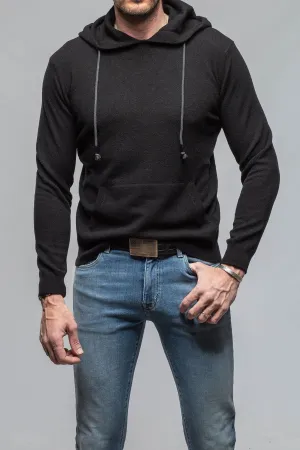 Florio II Cashmere Hoodie In Black