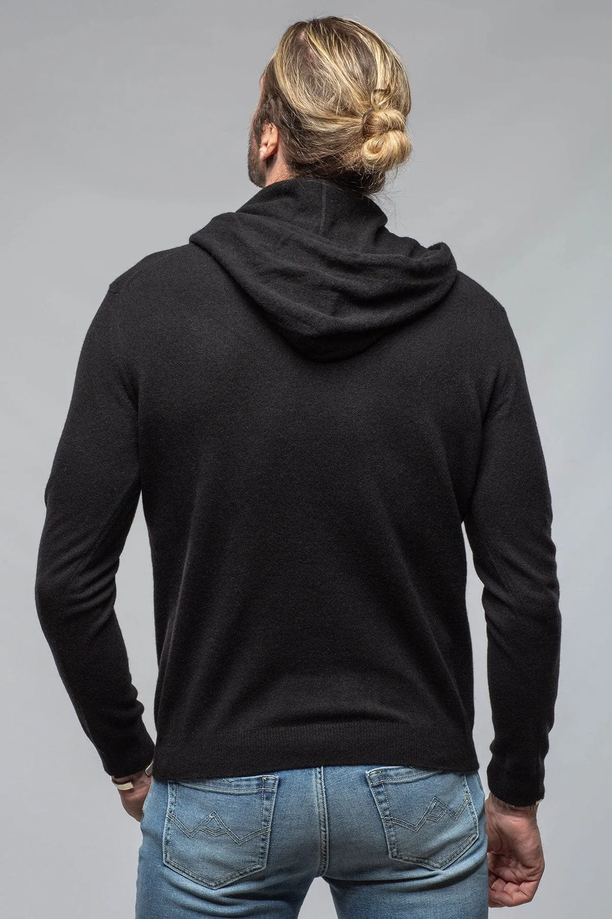 Florio II Cashmere Hoodie In Black