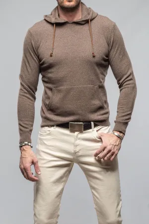 Florio II Cashmere Hoodie In Dark Sand