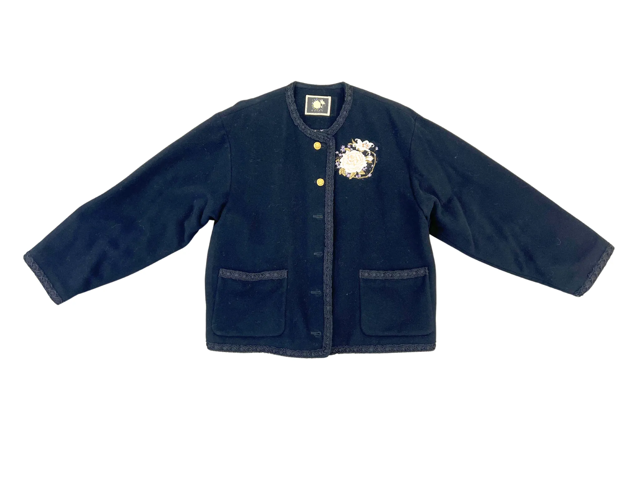 Flower Kitty Wool Coat