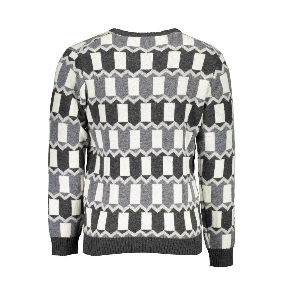 Gant Gray Wool Men Sweater