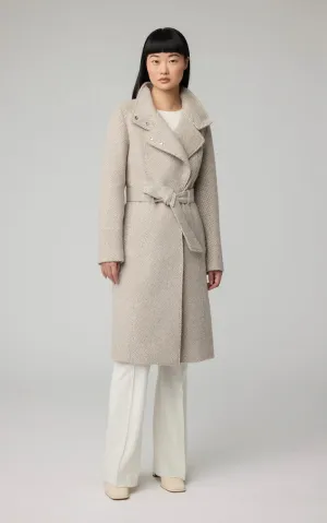 Genie semi-fitted wool coat - Hush