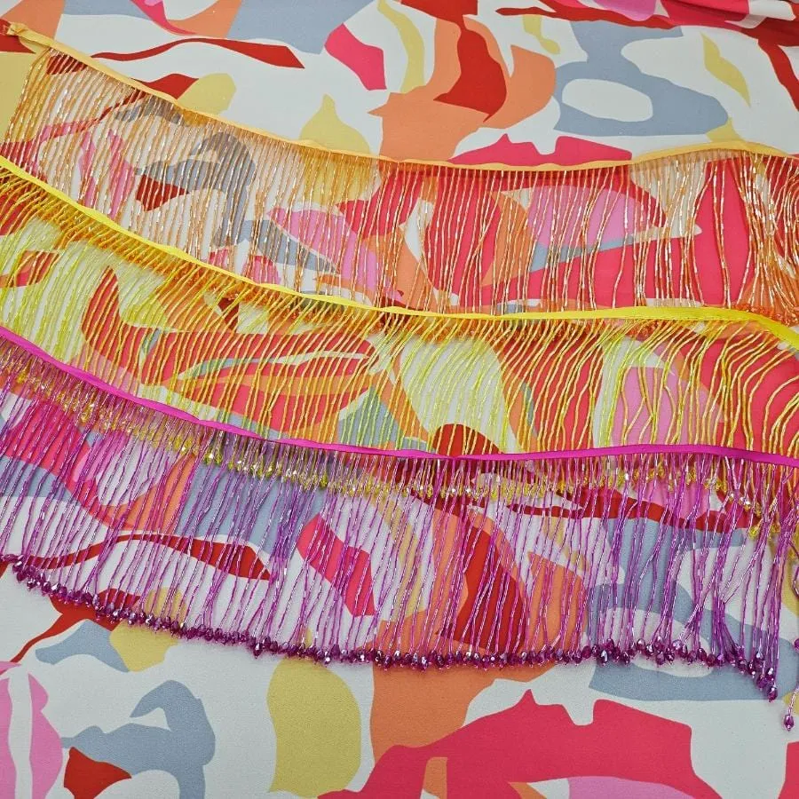 Glass Beaded Fringing 15cm
