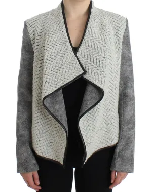 Gray Jacket Short Trench Coat Jacket
