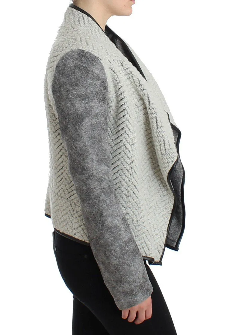 Gray Jacket Short Trench Coat Jacket