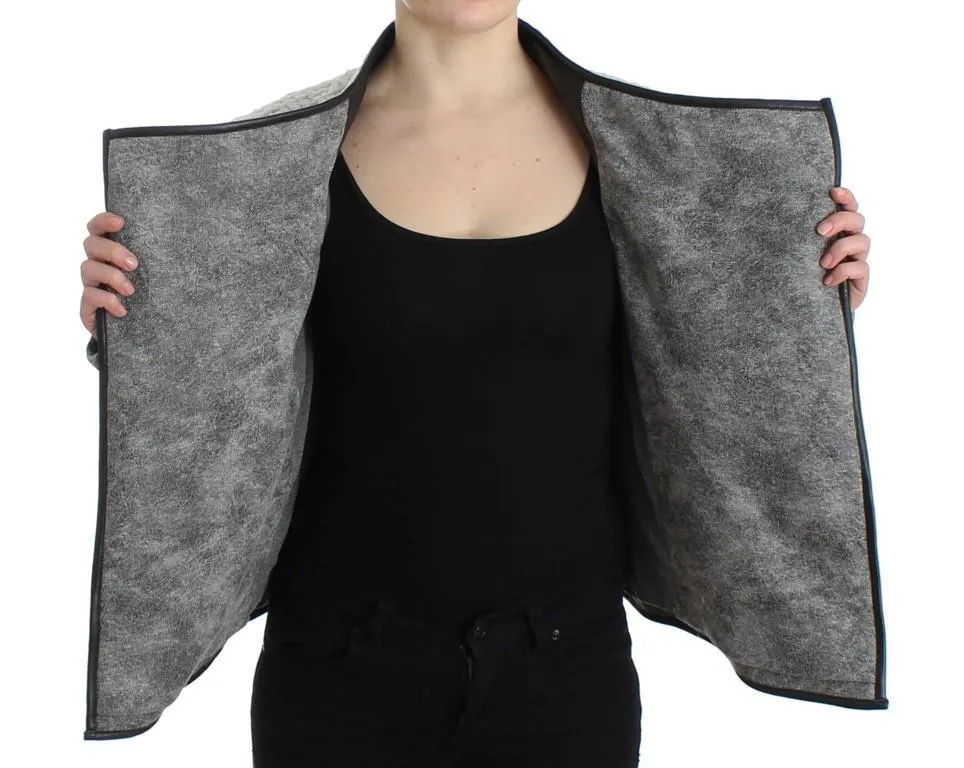 Gray Jacket Short Trench Coat Jacket