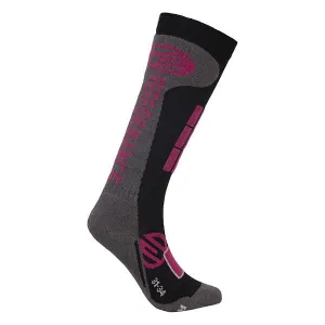 GTS Calcetines de Ski Largo de Niña Rosado