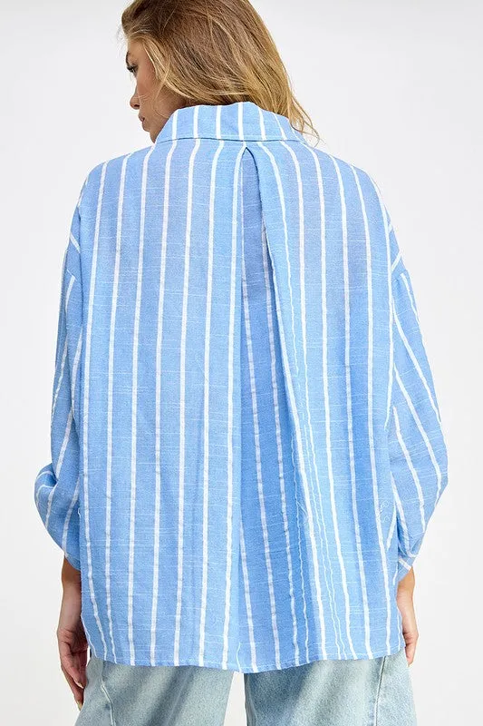 Heidi Striped Button Down