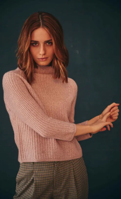 Henry Christ Short Croco Sweater