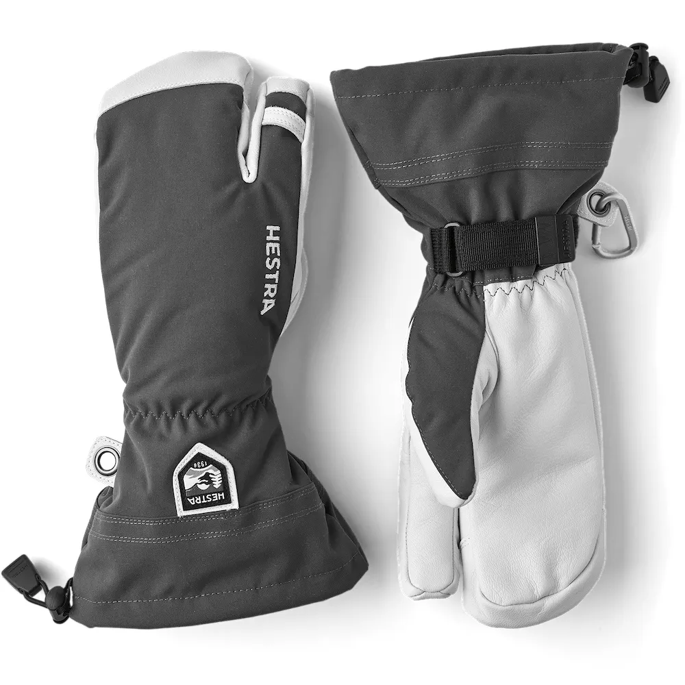 Hestra Army Leather Heli Ski 3-Finger Mittens
