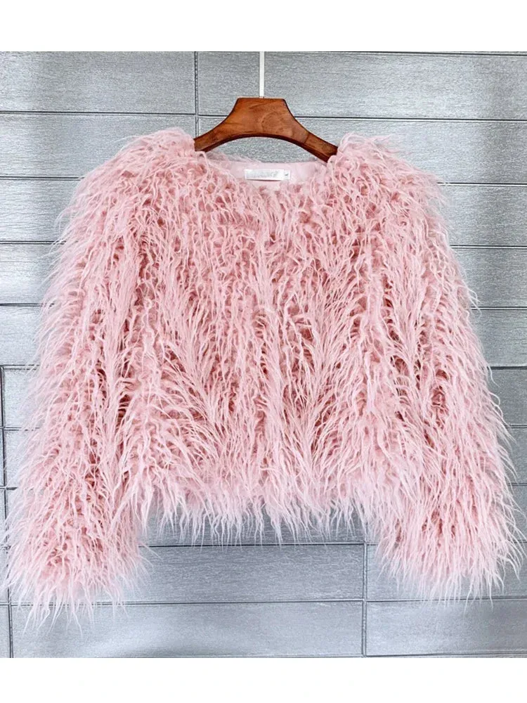 High Quality Faux Fur Coat