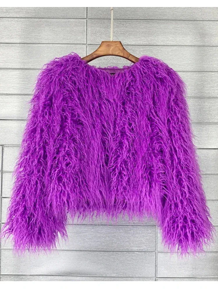 High Quality Faux Fur Coat
