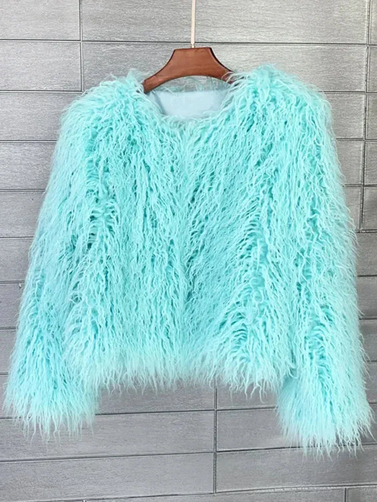 High Quality Faux Fur Coat