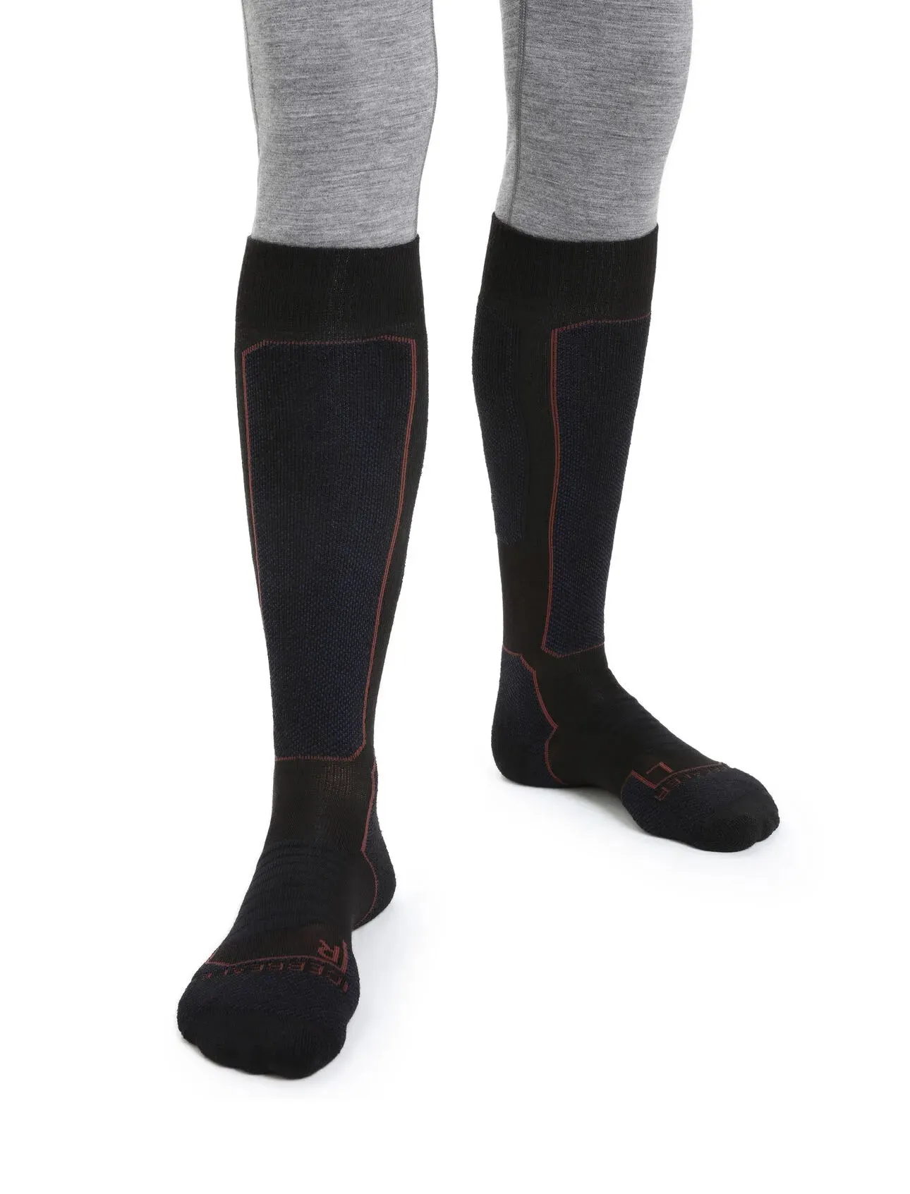 Icebreaker Ski  Over The Calf Mens Merino Socks