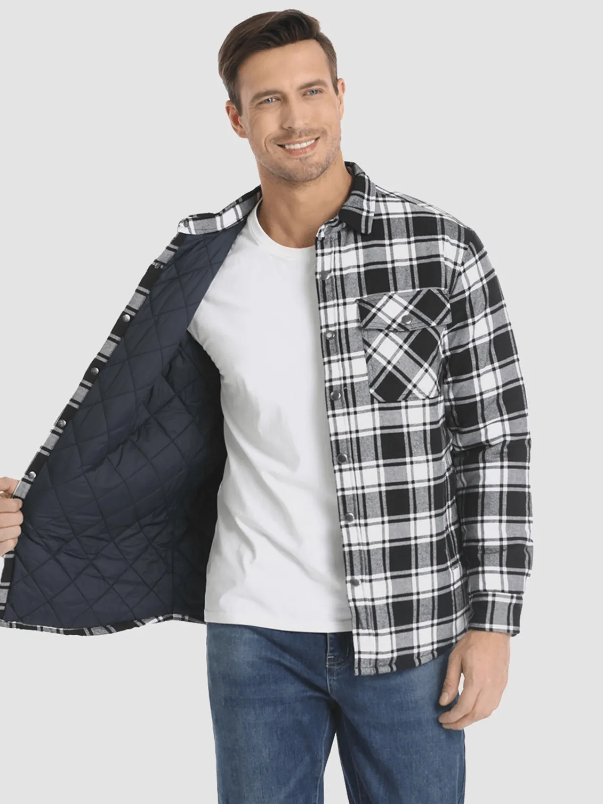 Ivy | Striped Flannel Jacket