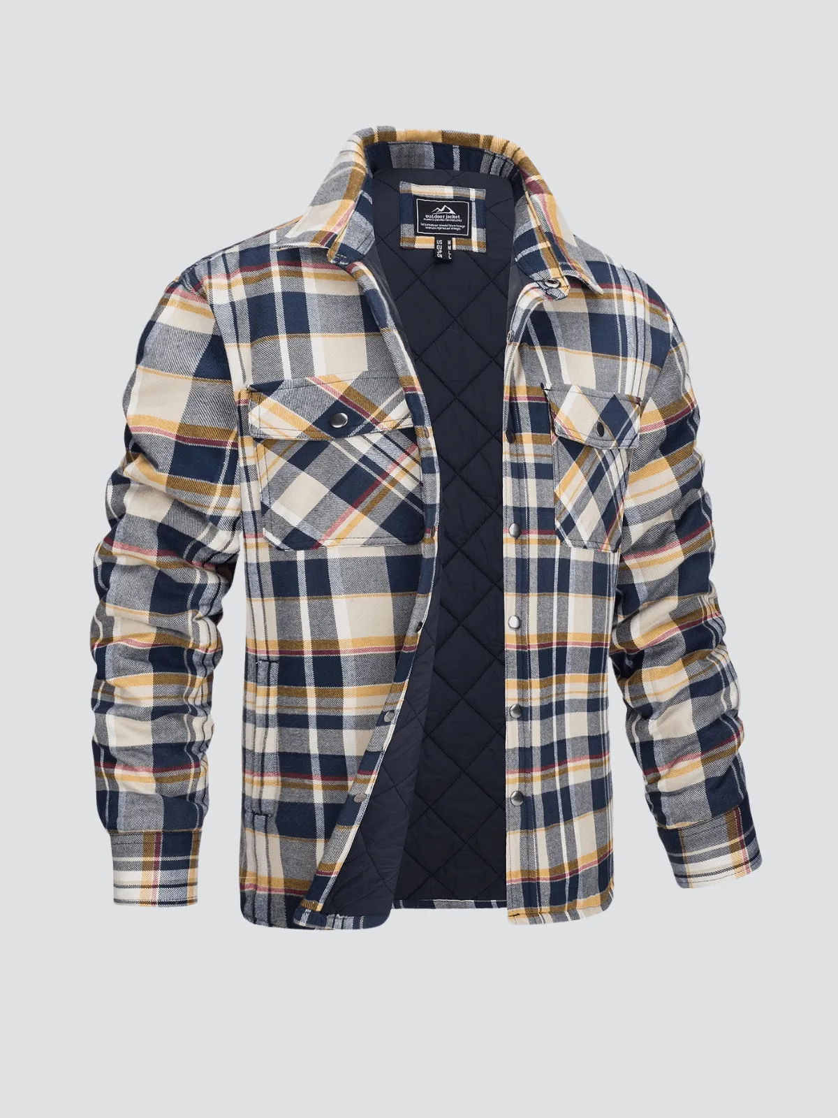 Ivy | Striped Flannel Jacket