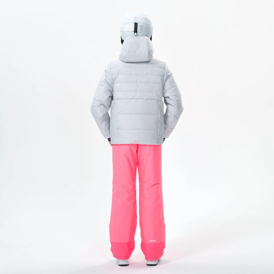 Kids’ warm and waterproof padded ski jacket - 100 warm