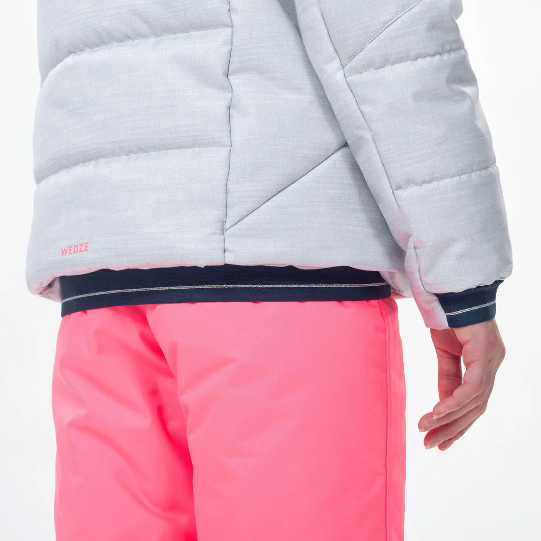Kids’ warm and waterproof padded ski jacket - 100 warm