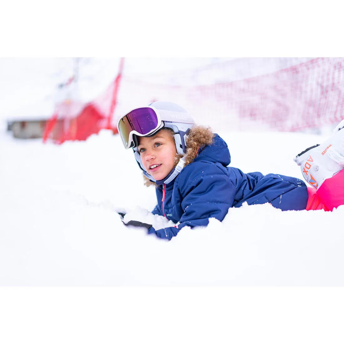 Kids’ warm and waterproof padded ski jacket - 100 warm