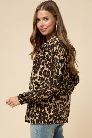Laney Leopard Hooded Jacket