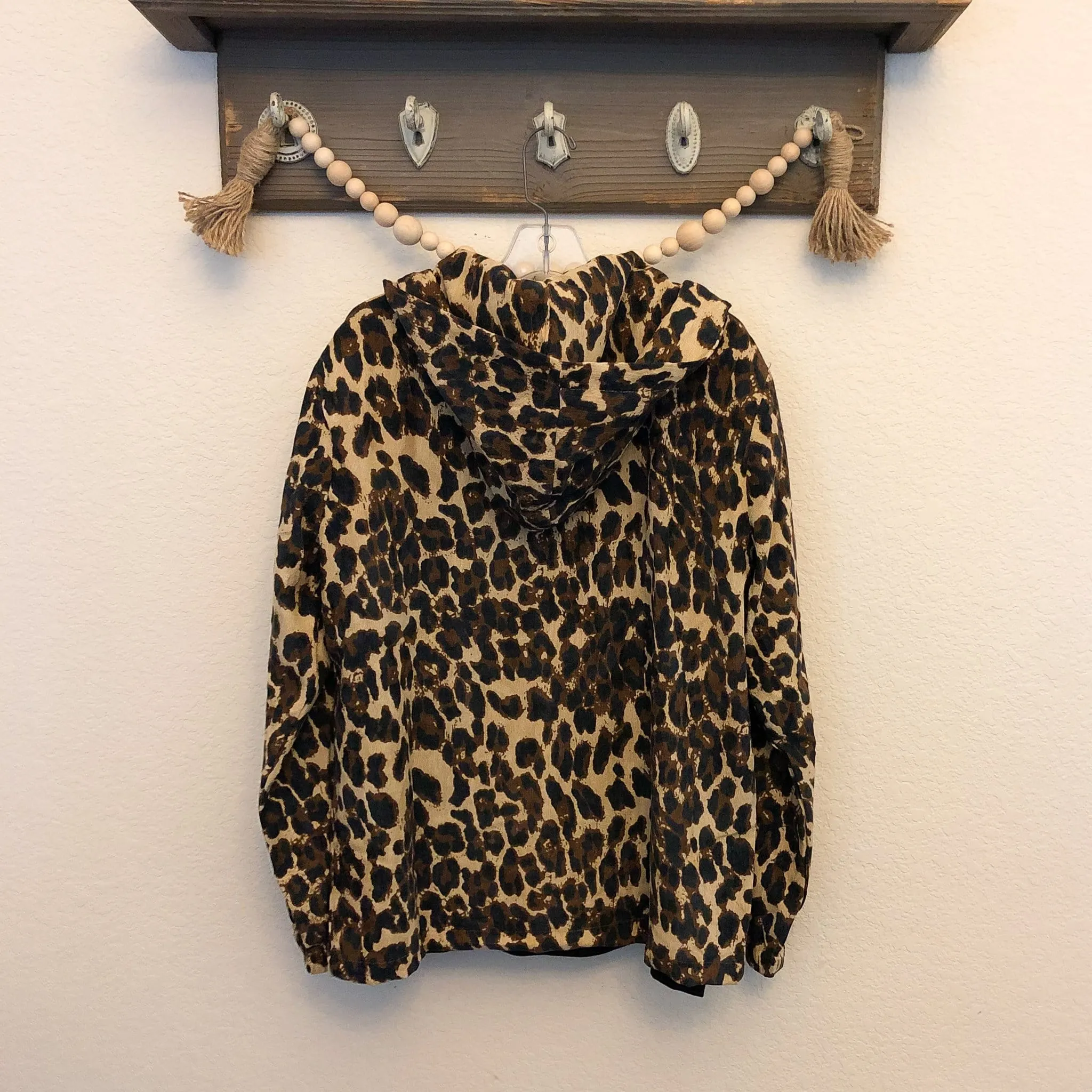 Laney Leopard Hooded Jacket
