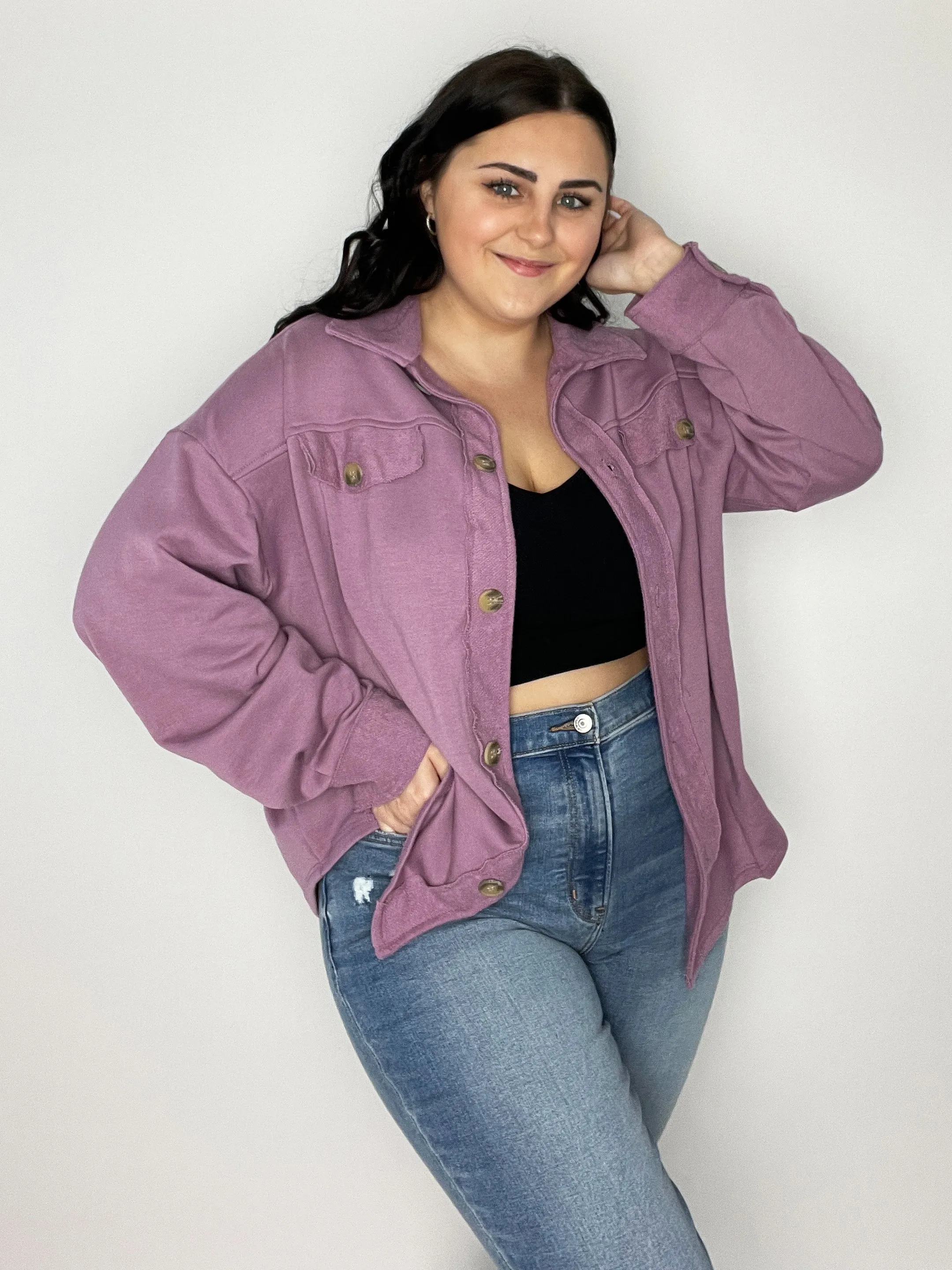 Lavender Shacket