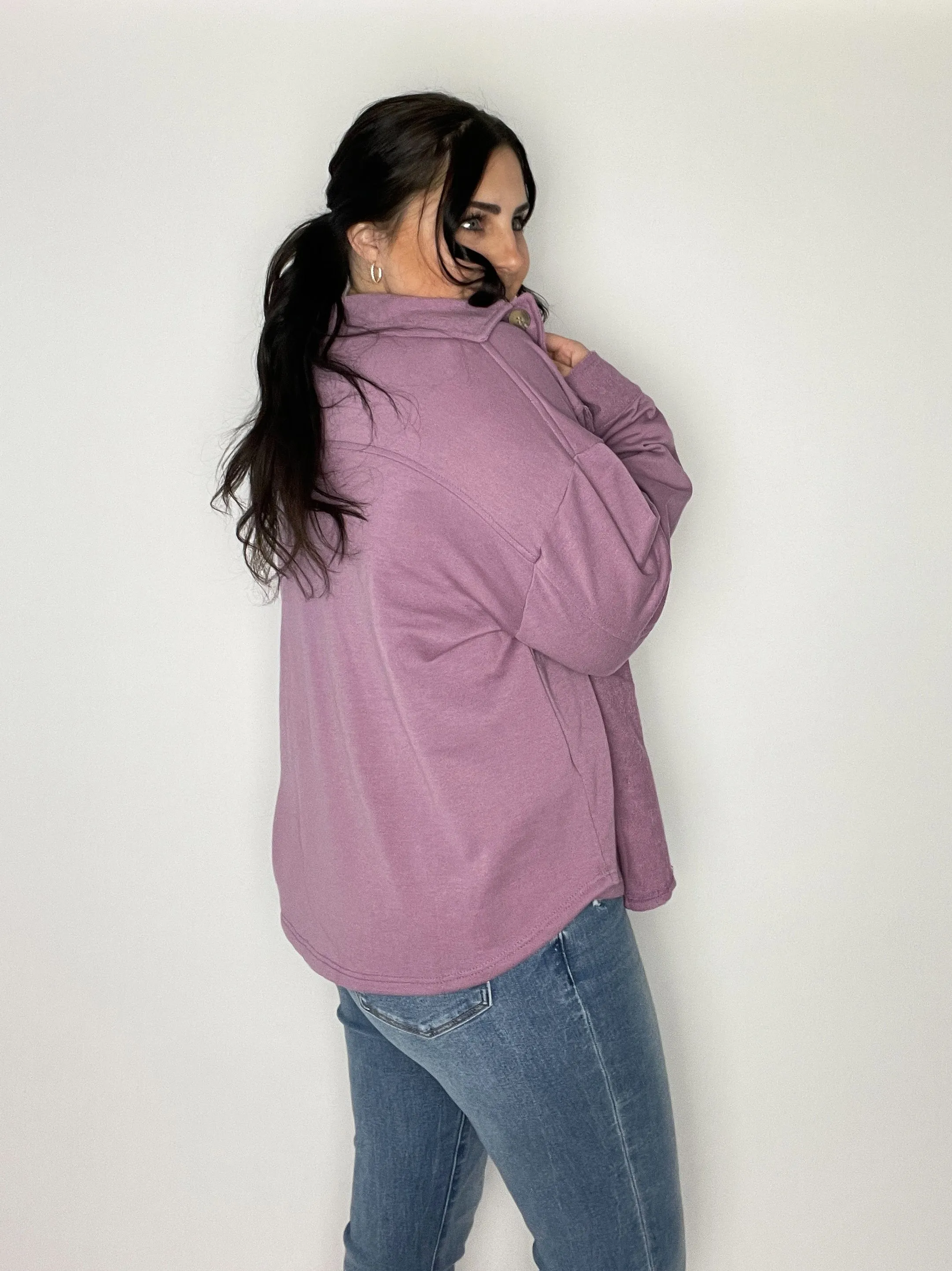 Lavender Shacket