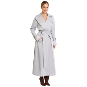 Light blue trench coat