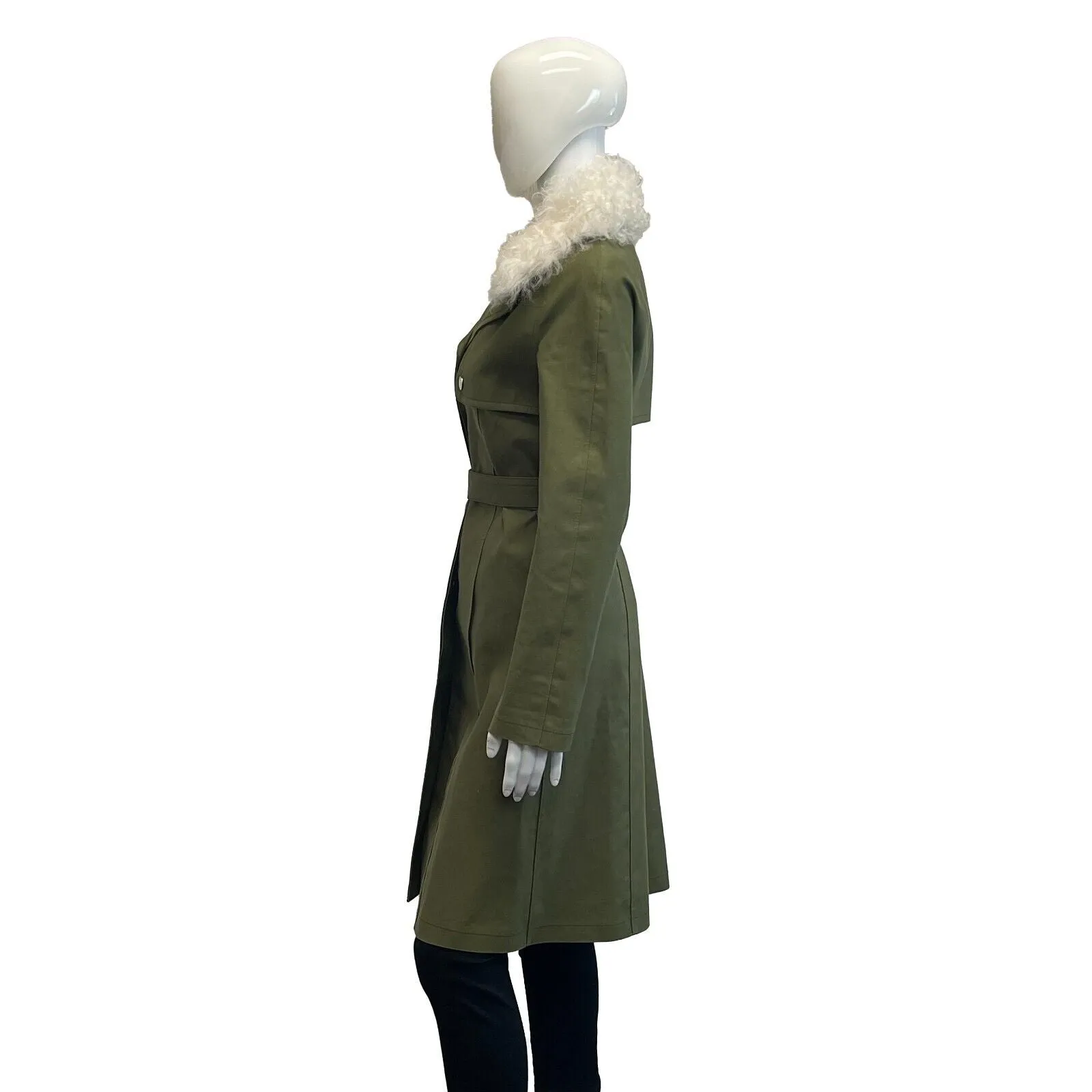 Louis Vuitton - Nicolas Ghesquière Belted Drill Army Coat 34 US 2