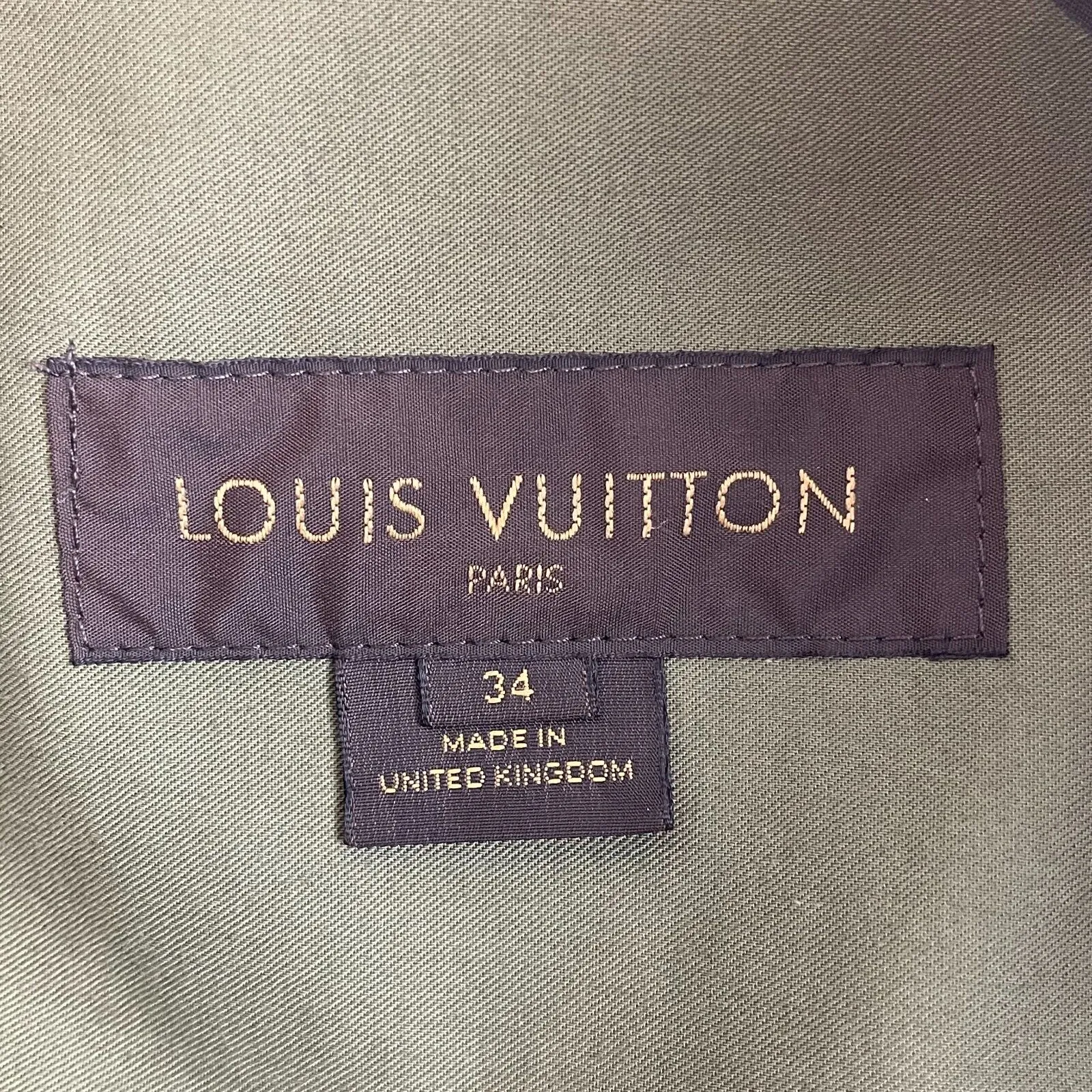 Louis Vuitton - Nicolas Ghesquière Belted Drill Army Coat 34 US 2