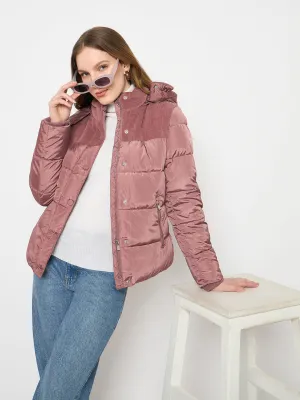 Madame Corduroy Down Rosewood Jacket