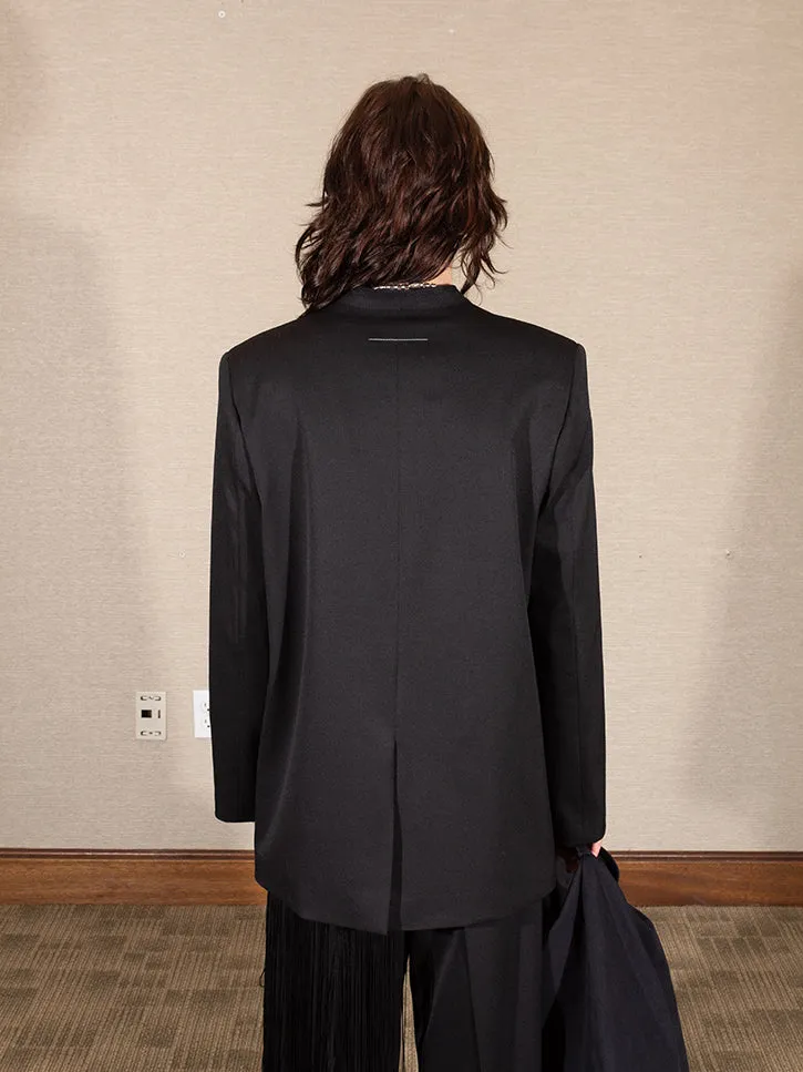 Maison Margiela MM6 Collarless Blazer