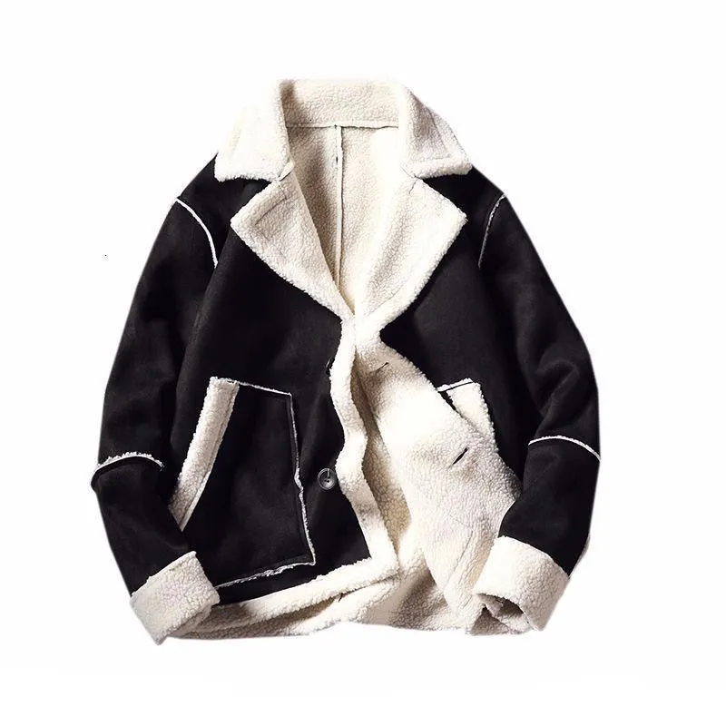 Man Casual Lambswool Jackets  Plus Size