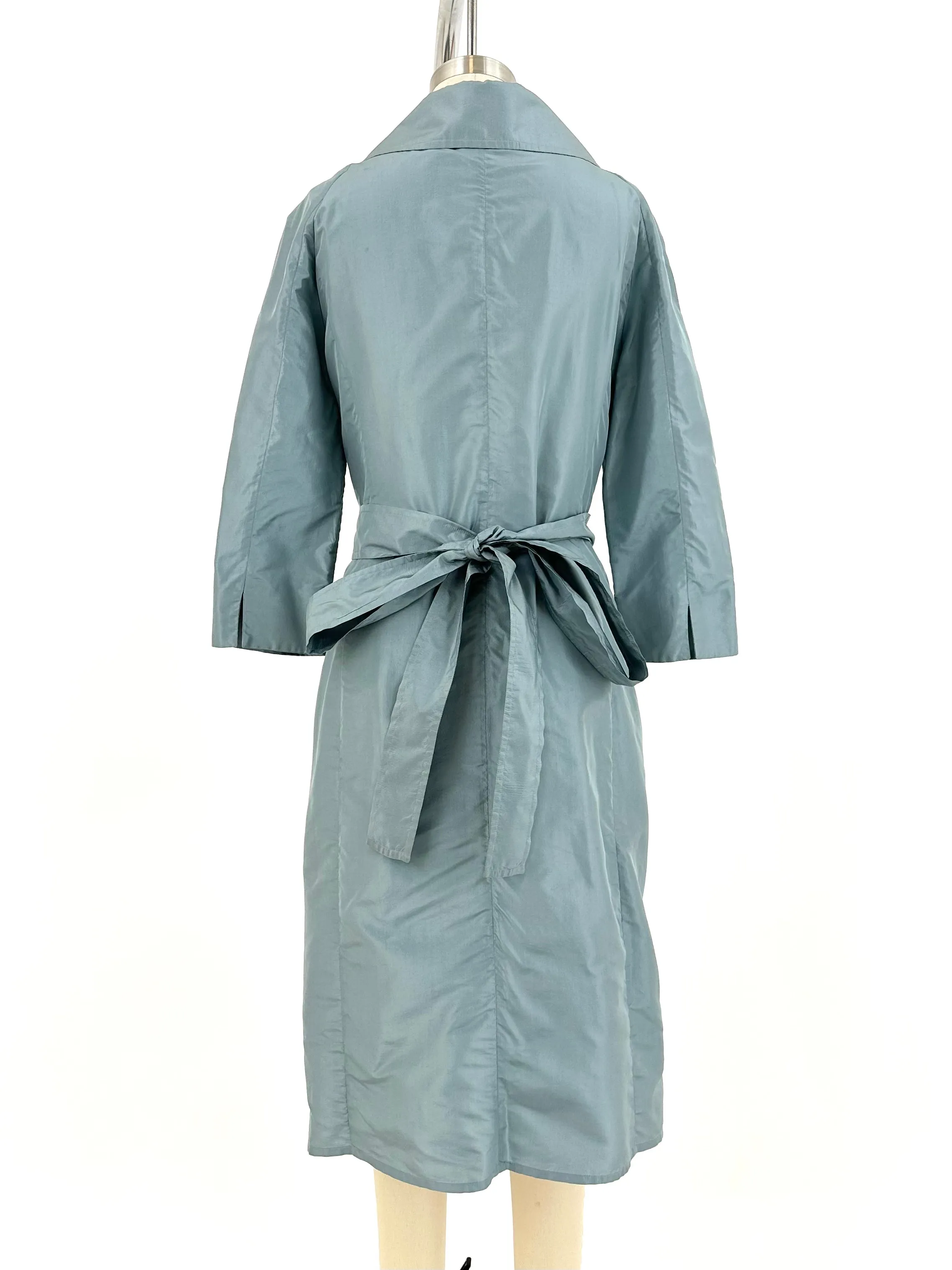 Max Mara Silk Wrap Trench Coat