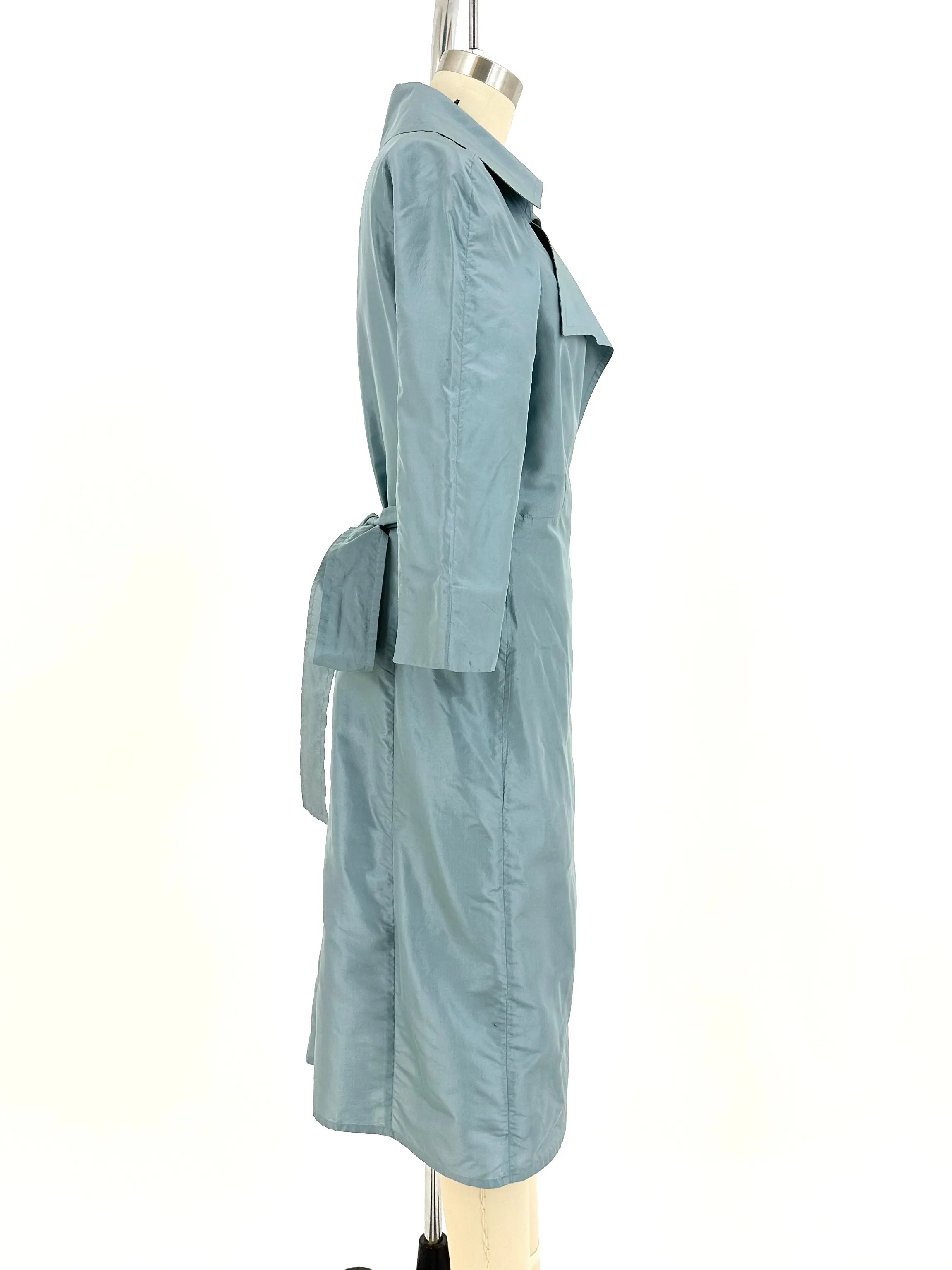 Max Mara Silk Wrap Trench Coat
