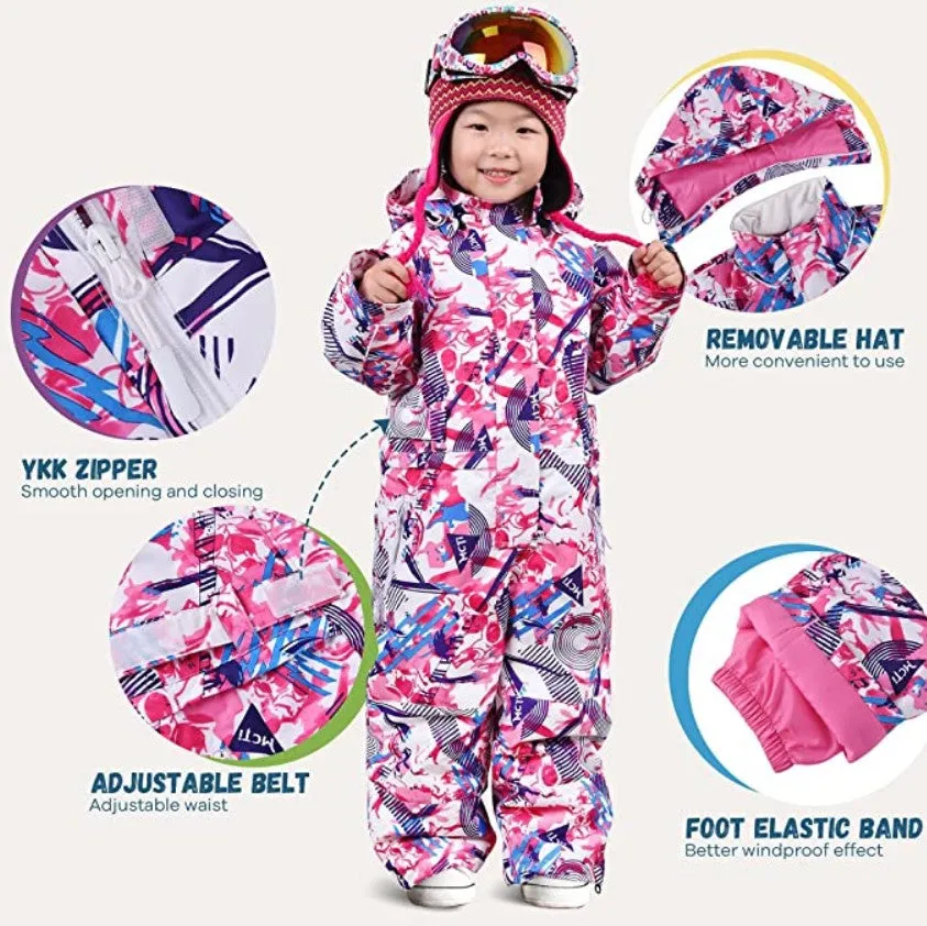 MCTi Kids Snowsuit - Waterproof & Easy On/Off (2-11 Years)