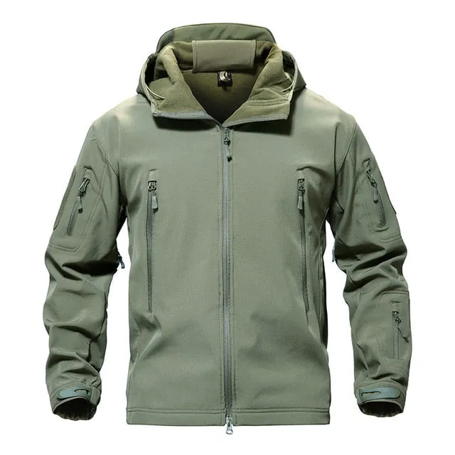 Men Army Camouflage Winter Waterproof Jacket
