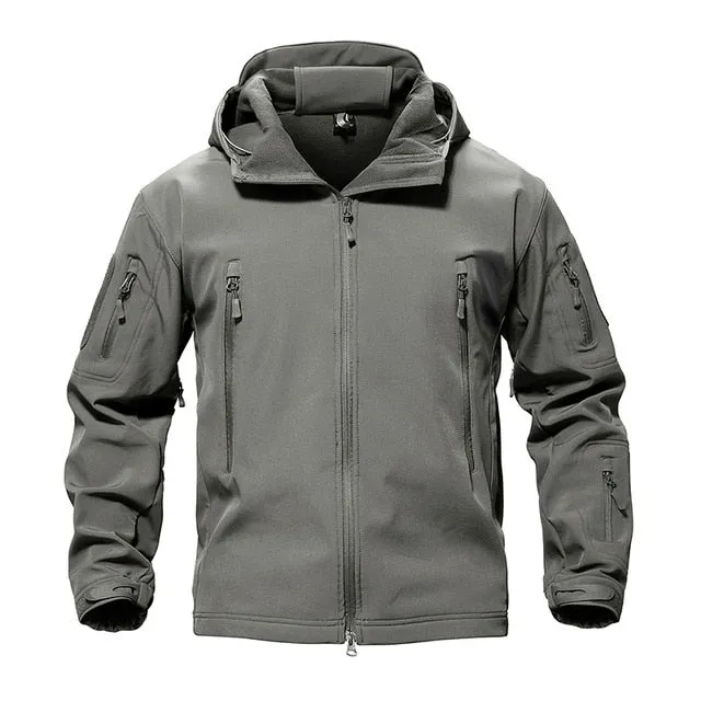 Men Army Camouflage Winter Waterproof Jacket
