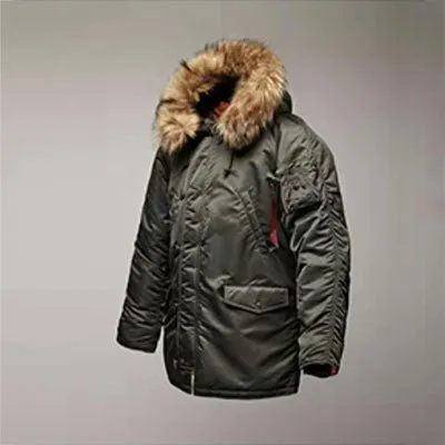 Men winter standard jacket classic for extreme cold weather waterproof coat