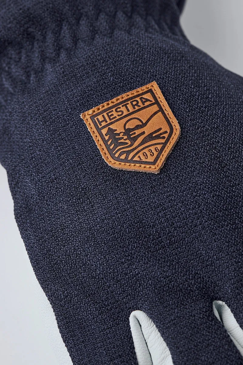 Men's Army Leather Patrol Gauntlet Ski Gloves