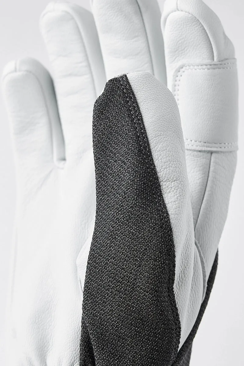 Men's Army Leather Patrol Gauntlet Ski Gloves