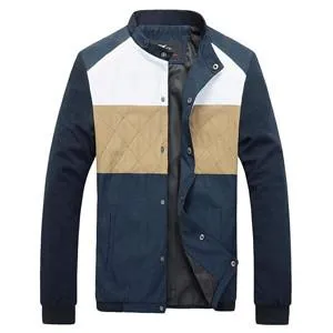 Men's Patchwork Fashion Jacket