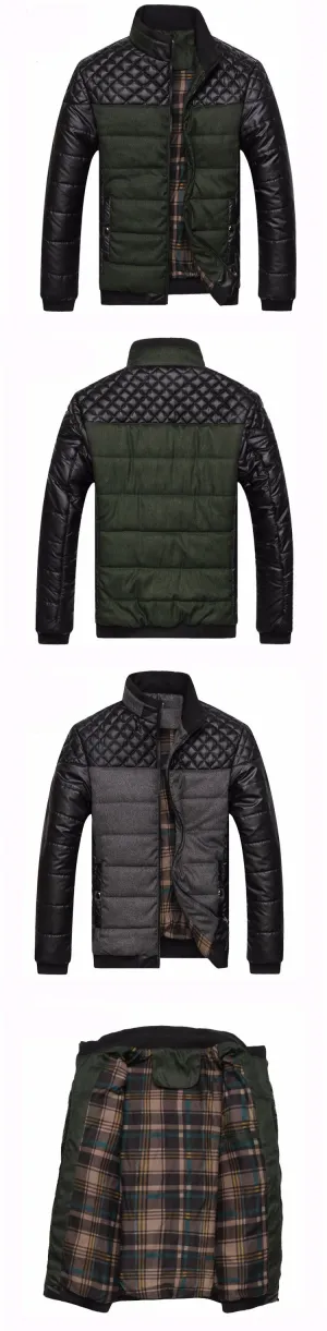 Men's Single Breasted Button Up Jacket